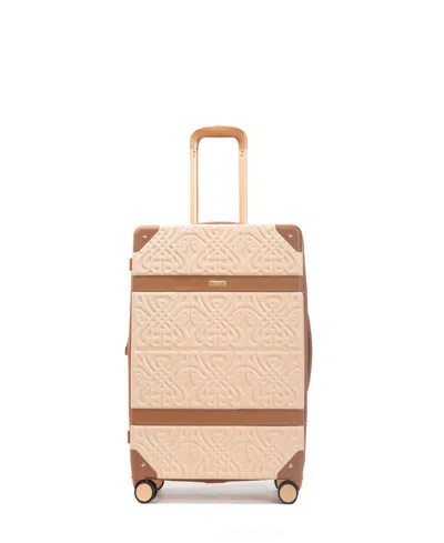 Thalia Sodi Morocco Trunk 22" Carry-on Expandable Luggage In Cream