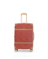 Thalia Sodi Morocco Trunk 22" Carry-on Expandable Luggage In Dark Red