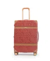 Thalia Sodi Morocco Trunk 26" Expandable Luggage In Dark Red