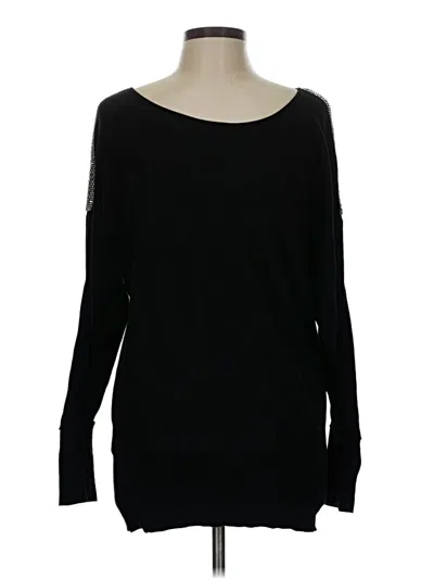 Pre-owned Thalia Sodi Pullover Sweater In Black