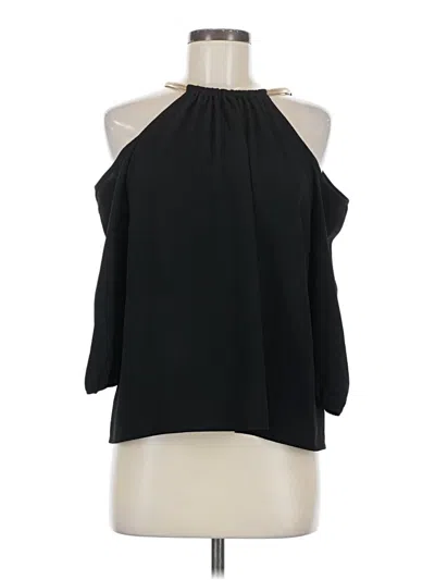 Pre-owned Thalia Sodi Sleeveless Blouse In Black