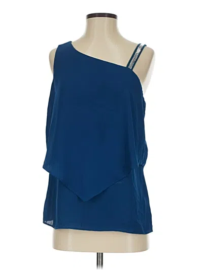 Pre-owned Thalia Sodi Sleeveless Blouse In Blue