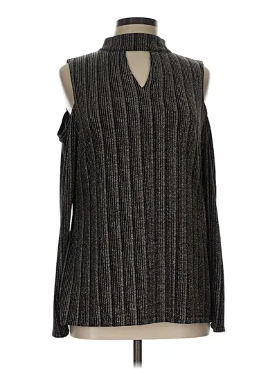 Pre-owned Thalia Sodi Sleeveless Blouse In Gray