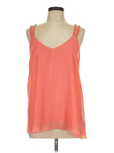 Pre-owned Thalia Sodi Sleeveless Blouse In Orange