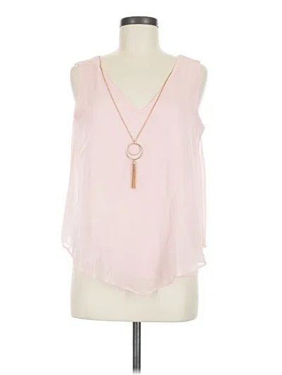 Pre-owned Thalia Sodi Sleeveless Blouse In Pink