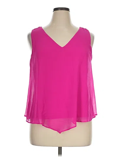 Pre-owned Thalia Sodi Sleeveless Blouse In Pink