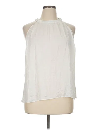 Pre-owned Thalia Sodi Sleeveless Blouse In White