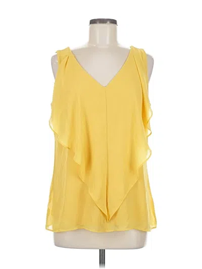 Pre-owned Thalia Sodi Sleeveless Blouse In Yellow