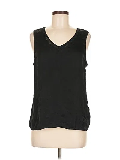 Pre-owned Thalia Sodi Sleeveless Top Black V Neck Tops
