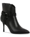 Thalia Sodi Reesie Womens Faux Leather Dressy Ankle Boots In Black Sm