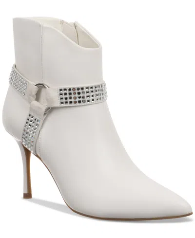 Thalia Sodi Women's Reesie Dress Booties In White Sm