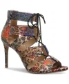 Thalia Sodi Women's Sandy Lace-up Stiletto Sandals In Exotic Mu