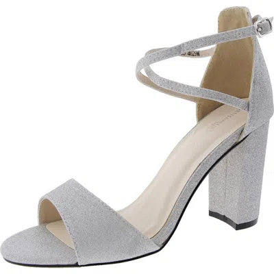 Thalia Sodi Womens Buckle Pumps In Silver