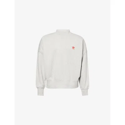 Thames Mens Grey The P.e. Cotton Sweat Jumper In Gray