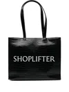 Thames Mmxx Doukin Shoplifter Tote Bag In Black
