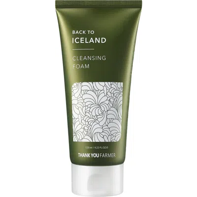 Thank You Farmer Back To Iceland Cleansing Foam In Transparent