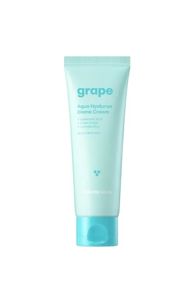 Thank You Farmer Grape Aqua Hyaluron Biome Cream In Transparent