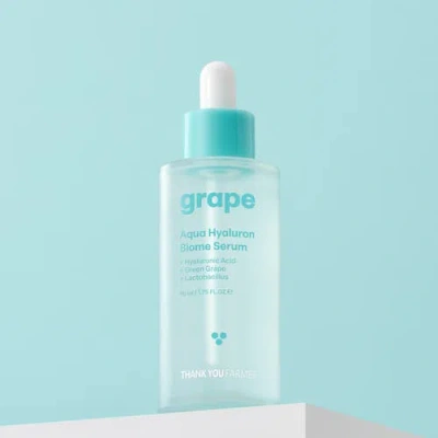 Thank You Farmer Grape Aqua Hyaluron Biome Serum In Transparent