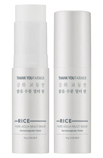 Thank You Farmer Rice Pure Aqua Multi Balm In Transparent