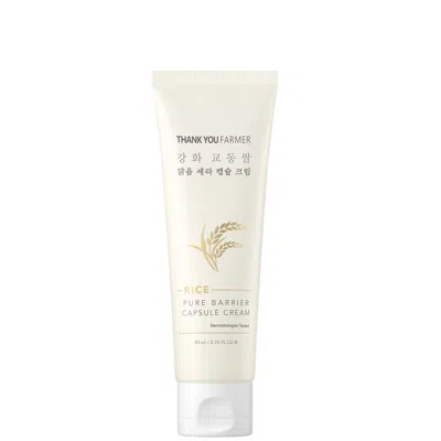 Thank You Farmer Rice Pure Barrier Capsule Cream 80ml