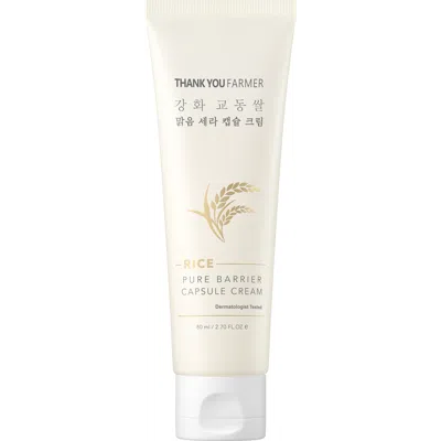 Thank You Farmer Rice Pure Barrier Capsule Cream In White