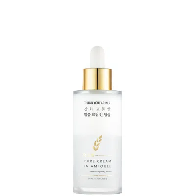 Thank You Farmer Rice Pure Cream In Ampoule Brightening Serum 50ml