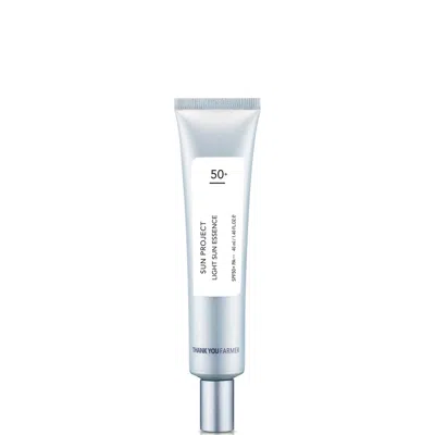 Thank You Farmer Sun Project Light Sun Essence Spf50+ Pa+++ 40ml