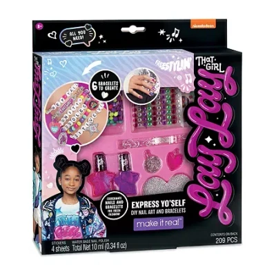 That Girl Lay Lay Express Yo 'self Diy Nail Art & Bracelets Kit In Multi