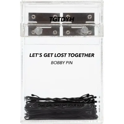 That Girl That Did Your Hair Lost50-pack Bobby Pin Case In Black