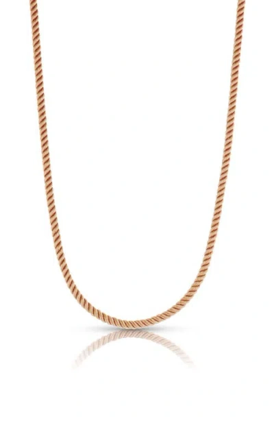 Thatch Coco Silk Cord Necklace In Sand