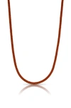 Thatch Coco Silk Cord Necklace In Brown