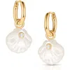 Thatch Coquille Drop Earrings In Mother Of Pearl