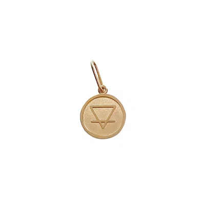 Thatch Element Earth Charm In 14k Gold