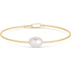 Thatch Isla Imitation Pearl Bangle In Gold