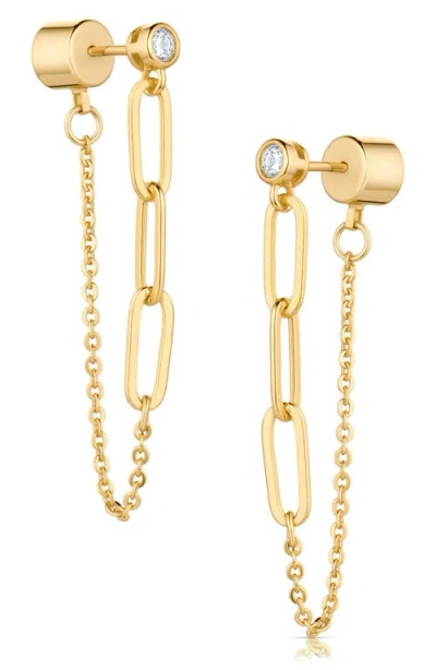 Thatch Juni 14k Gold Plated Drop Earrings
