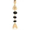 Thatch La Pez Stone Bail Charm In Gold