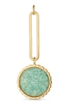 Thatch Odeon Amazonite Charm In Gold