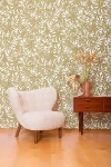 Thatcher Wild Thing Hand Printed Wallpaper In Neutral