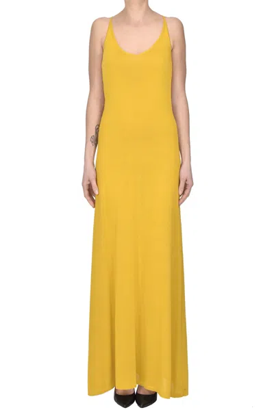 That's Alyki Knitted Silk Dress In Yellow