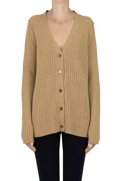 That's Alyki Ribbed Cashmere Cardigan In Multi