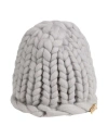 That's Hat That's ꓯhat! Woman Hat Light Grey Size Onesize Wool
