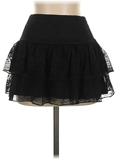 Pre-owned Thatssofetch Casual Skirt In Black