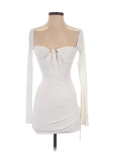 Pre-owned Thatssofetch Cocktail Dress In White