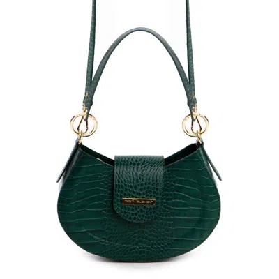 The 5th Element Women's Alma Crossbody And Shoulder Bag In Green Leather