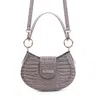 The 5th Element Women's Alma Crossbody And Shoulder Bag In Grey Leather In Gray