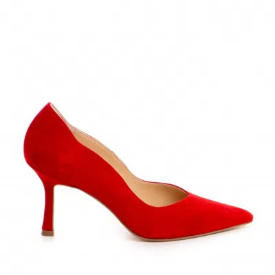 The 5th Element Women's Amalia Red Suede Pumps
