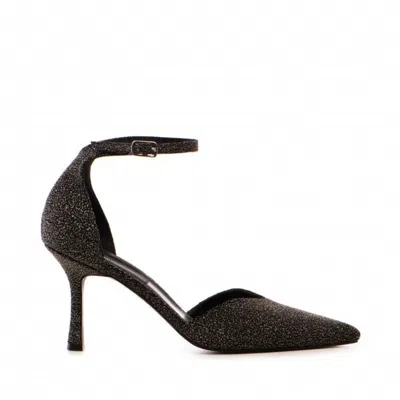 The 5th Element Women's Classy Pumps In Black Stardust Leather In Multi