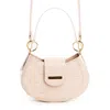 The 5th Element Women's Neutrals Alma Crossbody And Shoulder Bag In Nude Leather In Multi