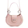 The 5th Element Women's Neutrals Alma Crossbody And Shoulder Bag In Rose Leather In Black