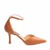 The 5th Element Women's Neutrals / Brown Classy Pumps In Camel Leather In Orange